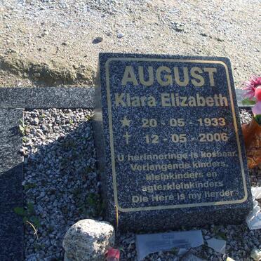 AUGUST Klara Elizabeth 1933-2006