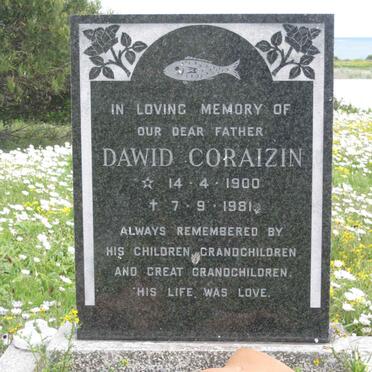 CORAIZIN Dawid 1900-1981