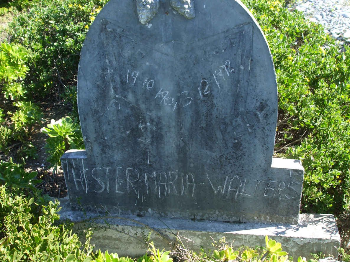 WALTERS Hester Maria 1901-1972
