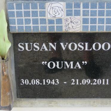 VOSLOO Susan 1943-2001