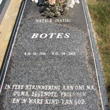 BOTES Natele 1940-2003