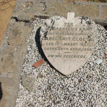 CLOETE Carel Smit 1927-1928