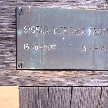 FERTIG Sigrun Dorthea 1977-1978