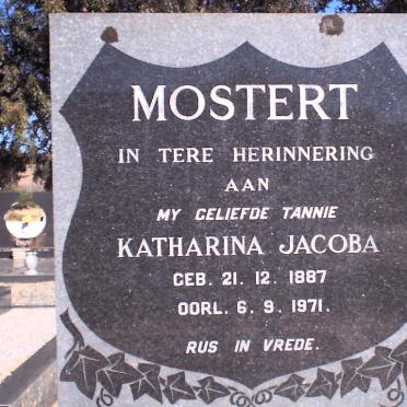 MOSTERT Katharina Jacoba 1887-1971