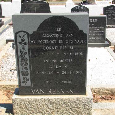 REENEN Cornelius M. van 1912-1976 &amp; Alida M. 1910-1988