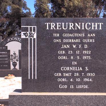 TREURNICHT Jan W.F.D. 1922-1975 &amp; Cornelia S. SMIT 1930-1964
