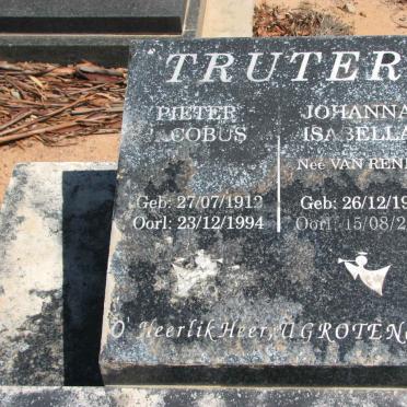 TRUTER Pieter Jacobus 1912-1994 &amp; Johanna Isabella VAN RENEN 1914-2001