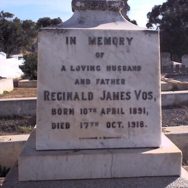 VOS Reginald James 1891-1918