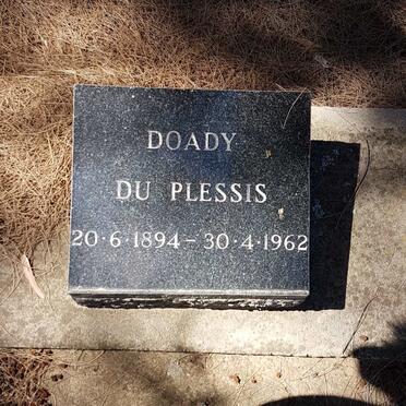 PLESSIS Doady, du 1894-1962