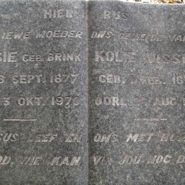 VISSER Kolie 1876-1945 