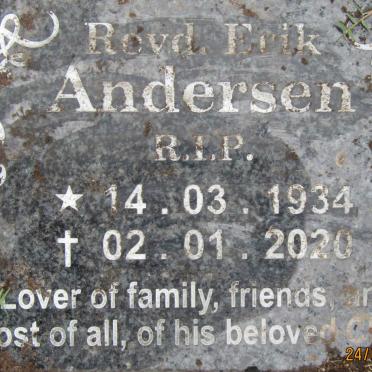 ANDERSEN Eric 1934-2020
