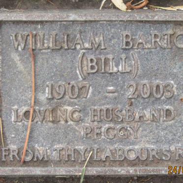 BARTON William 1907-2003