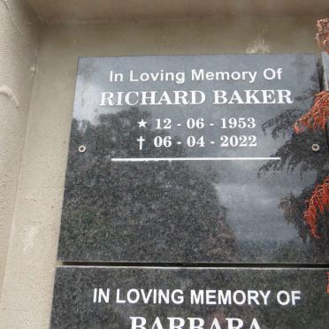 BAKER Richard 1953-2022