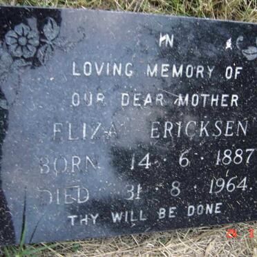 ERICKSON Eliza 1887-1964