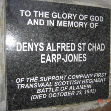 JONES Denys Alfred St. Chad, EARP -1942