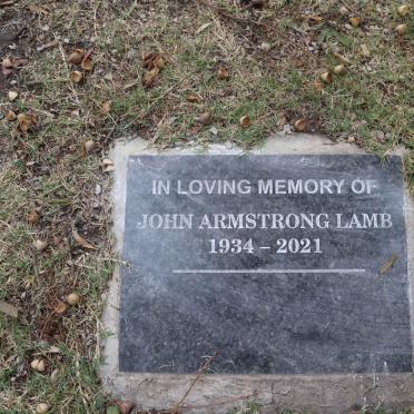 LAMB John Armstrong 1934-2021