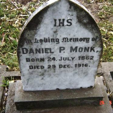 MONK Daniel P. 1862-1916