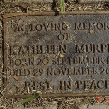 MURPHY Kathleen 1912-2004