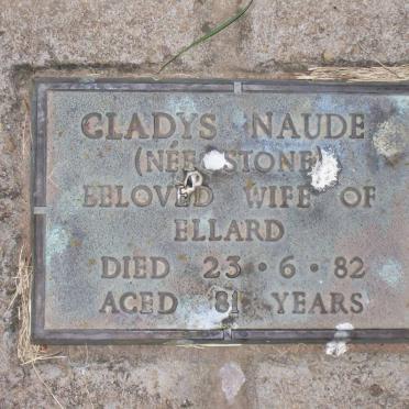 NAUDE Gladys nee STONE -1982
