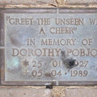 POBJOY Dorothy 1927-1989