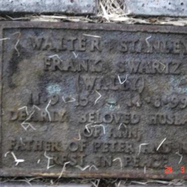 SWARTZ Walter Stanley Frank 1915-1999