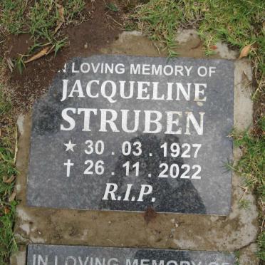 STRUBEN Jacqueline 1927-2022