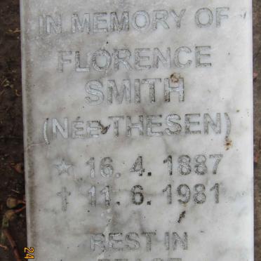 SMITH Florence nee THESEN 1887-1981