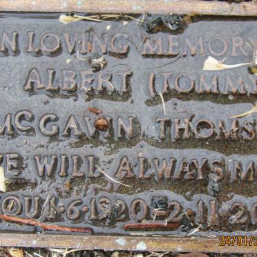 THOMSON Albert McGavin 1920-2006