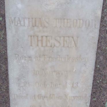 THESEN Mathias Theodore 1813-1884