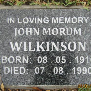 WILKINSON John Morum 1916-1990