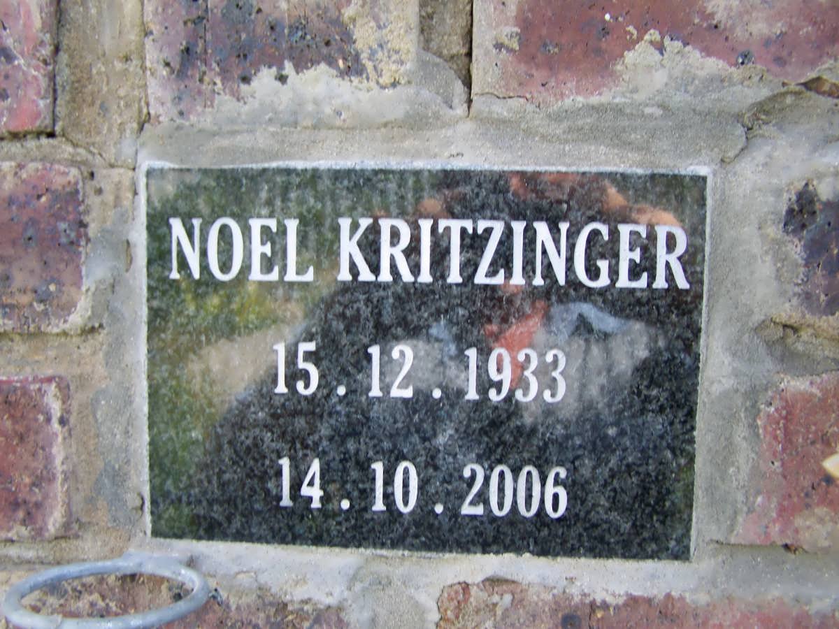 KRITZINGER Noel 1933-2006