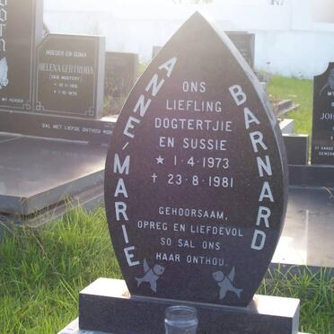 BARNARD Anne-Marie 1973-1981