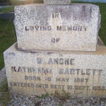 BARTLETT Blanche Katherine 1857-1953