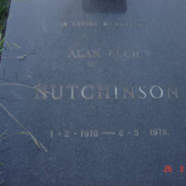HUTCHINSON Alan Cecil 1910-1976