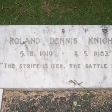KNIGHT Roland Dennis 1919-1963