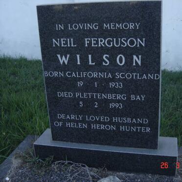 WILSON Neil Ferguson 1933-1993