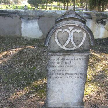 LIEBENBERG Helena S. nee MOUTON 1869-1935 :: LIEBENBERG Jurgens Jacobus 1884-1943