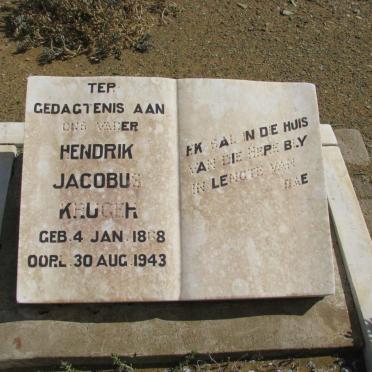 KRUGER Hendrik Jacobus 1868-1943
