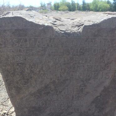 SNYDERS Susana Magdalena nee VICTOR 1844-1904