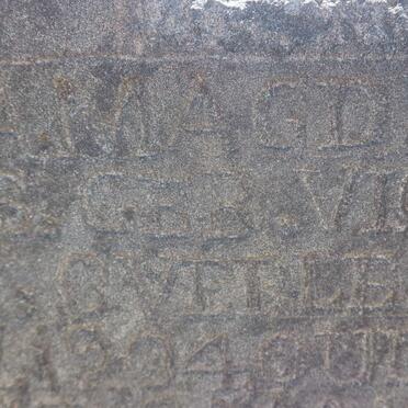 SNYDERS Susana Magdalena nee VICTOR 1844-1904