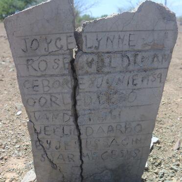 VELDTMAN Joyce Lynne Rose 1959-1961