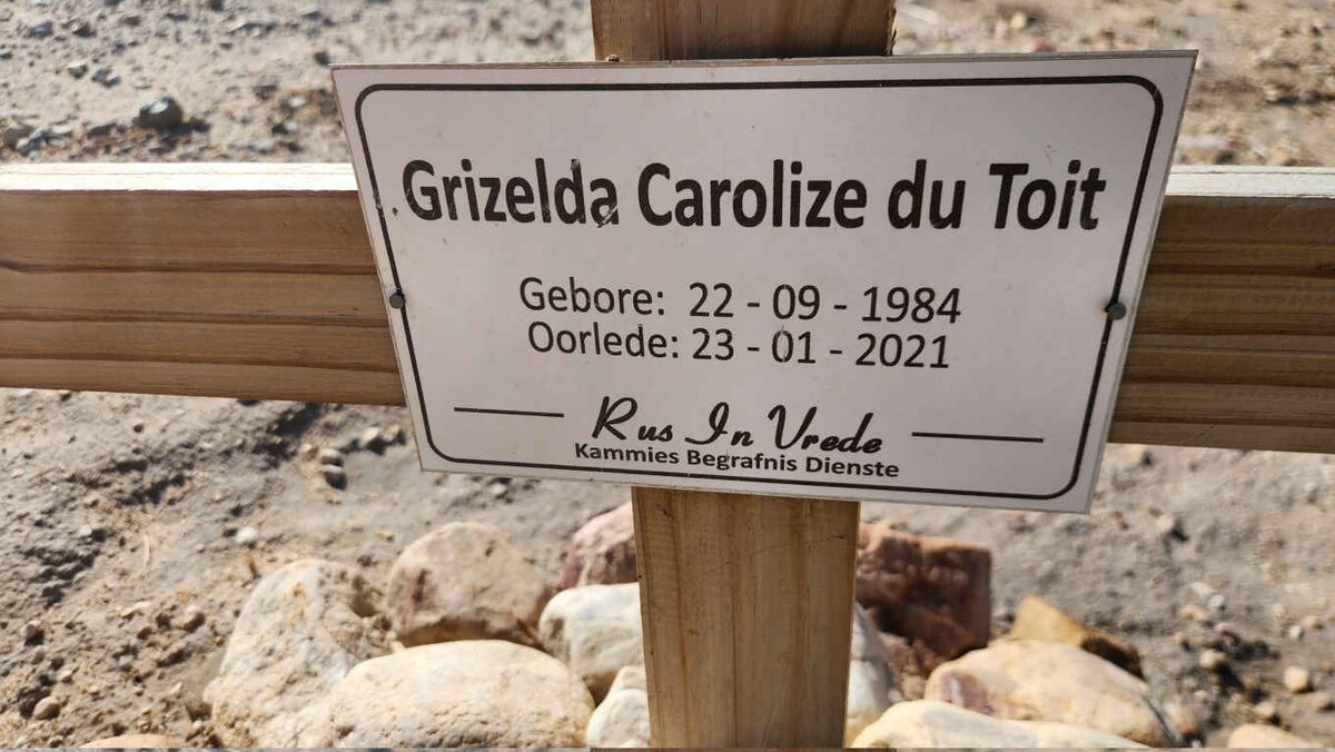 TOIT Grizelda Carolize, du 1984-2021