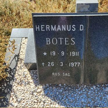 BOTES Hermanus D. 1911-1977
