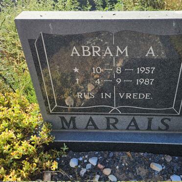 MARAIS Abram A. 1957-1987