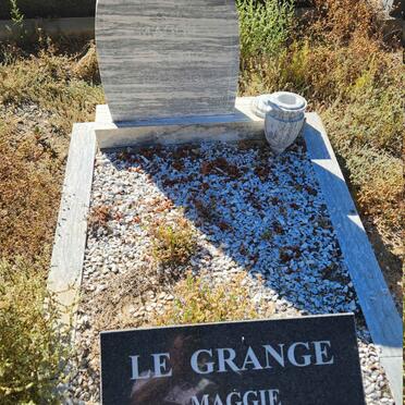 GRANGE Maggie, le 1922-1991