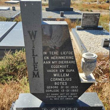 BOTES Willem Cornelius 1932-1992