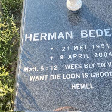 BEDEKER Herman 1951-2004