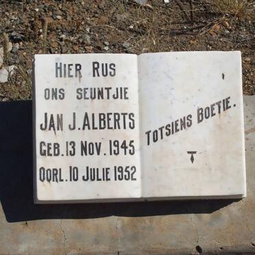 ALBERTS Jan J. 1945-1952