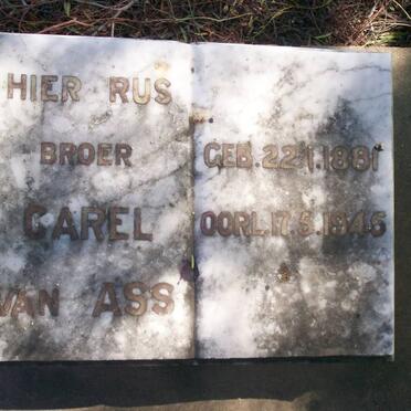 ASS Carel, van 1881-1945