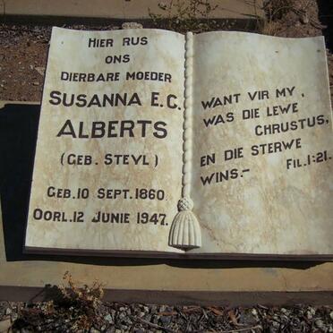 ALBERTS Susanna E.C. nee STEYL 1860-1947
